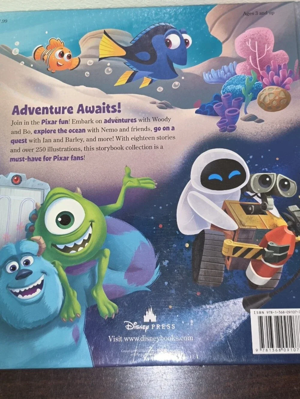 Pixar Storybook Collection - Colorful Kids Hardcover
